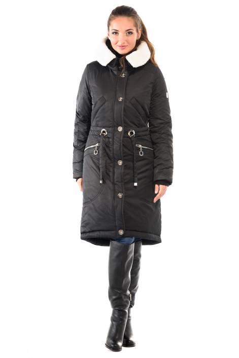 Elegant long park-coat 1987