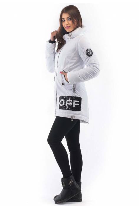 Ультрамодная парка 1837 с пайетками