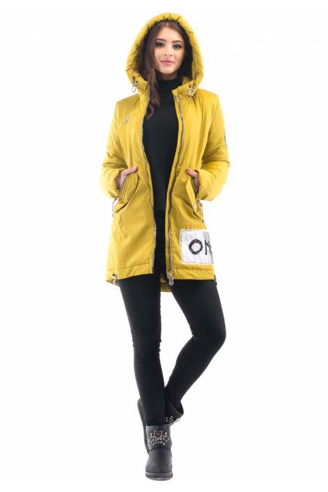 Ультрамодная парка 1837 с пайетками