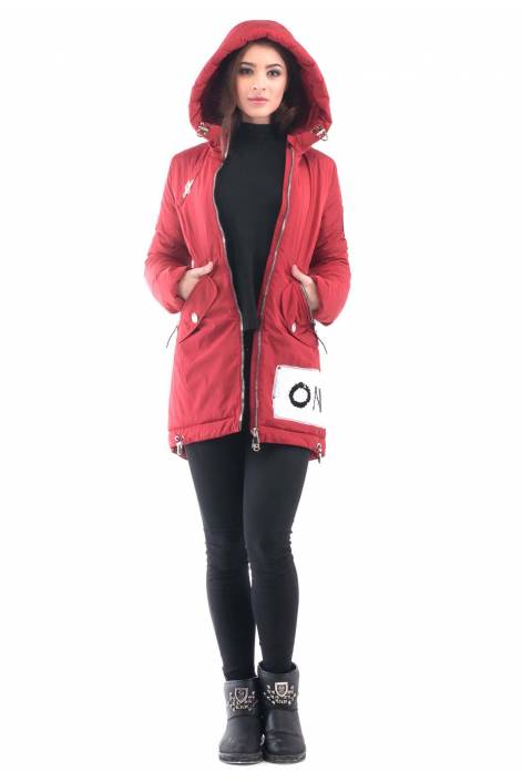 Ультрамодная парка 1837 с пайетками