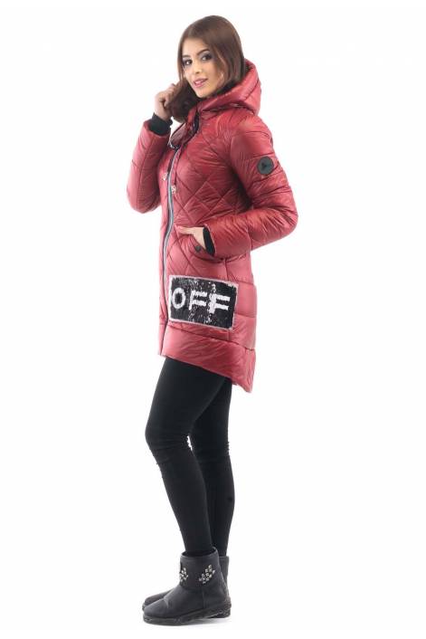 Demi-season long jacket 1819