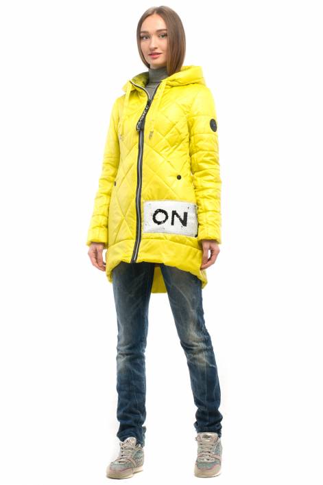 Demi-season long jacket 1819