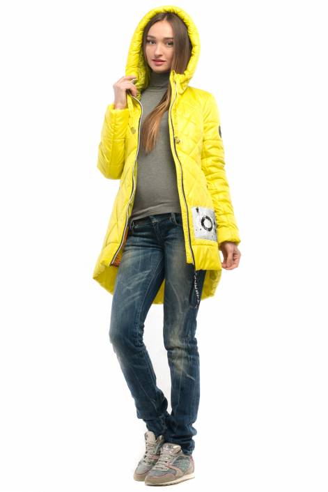 Demi-season long jacket 1819