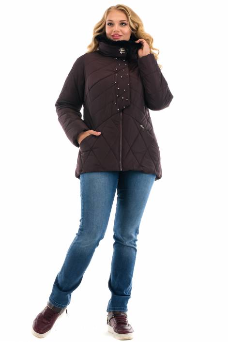 1852 –jacket with mink fur and large beads