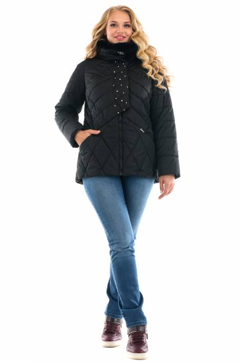 1852 –jacket with mink fur and large beads