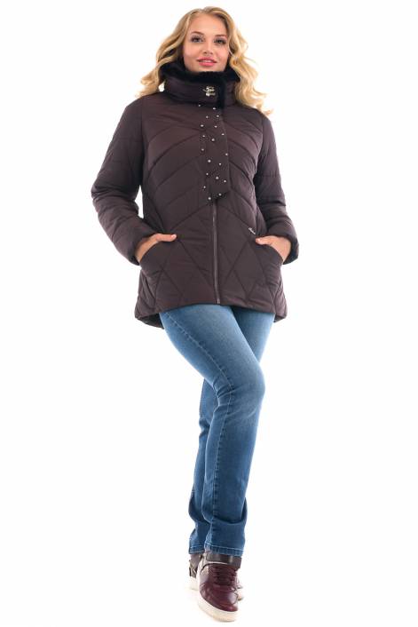 1852 –jacket with mink fur and large beads