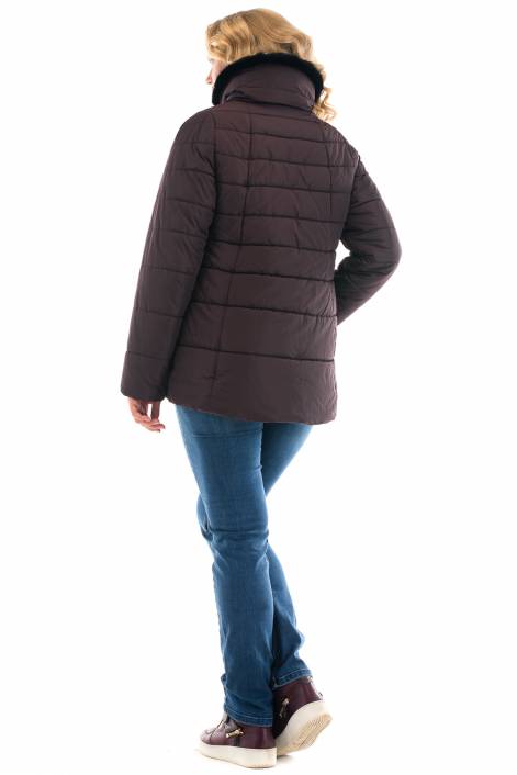 1852 –jacket with mink fur and large beads