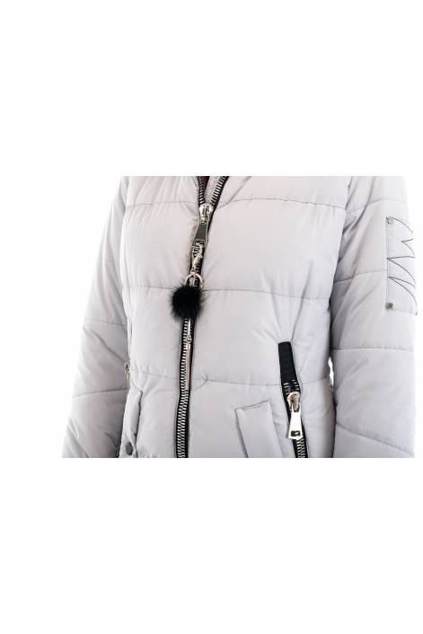 1839 – superstylish long coat- down jacket