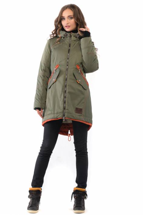 1853 – shortened parka with original orange decor