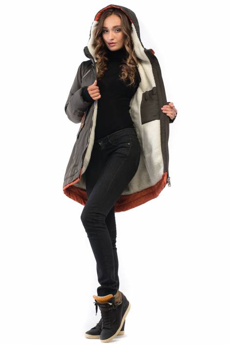 1853 – укорочена парка з оригінальним помаранчевим декором