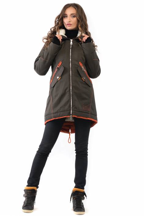 1853 – укорочена парка з оригінальним помаранчевим декором