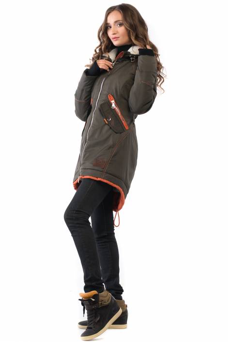 1853 – shortened parka with original orange decor