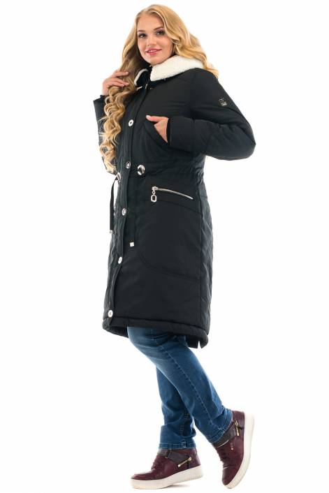 Elegant long park-coat 1987