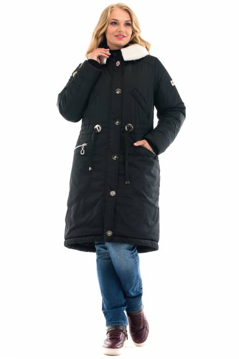 Elegant long park-coat 1987