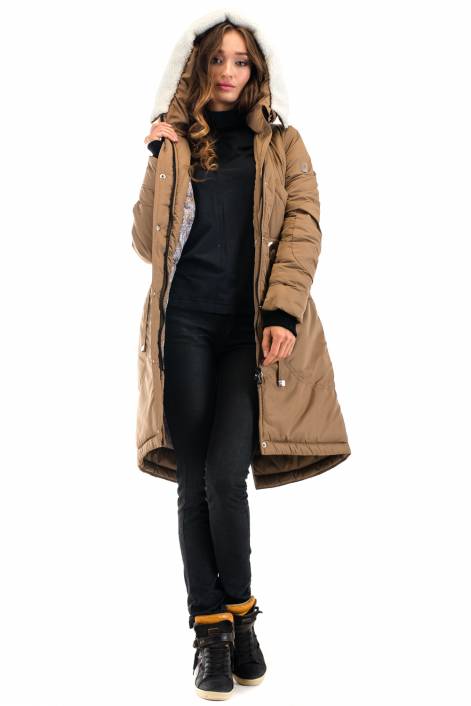 Elegant long park-coat 1987