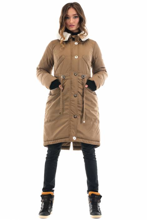 Elegant long park-coat 1987