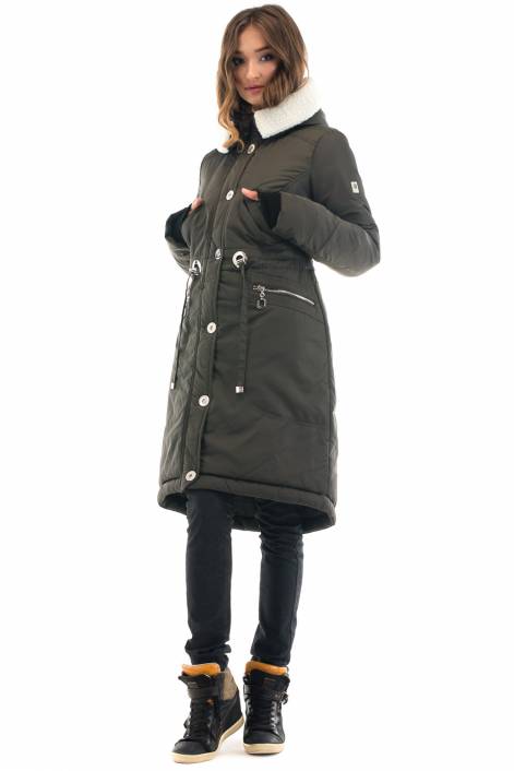 Elegant long park-coat 1987