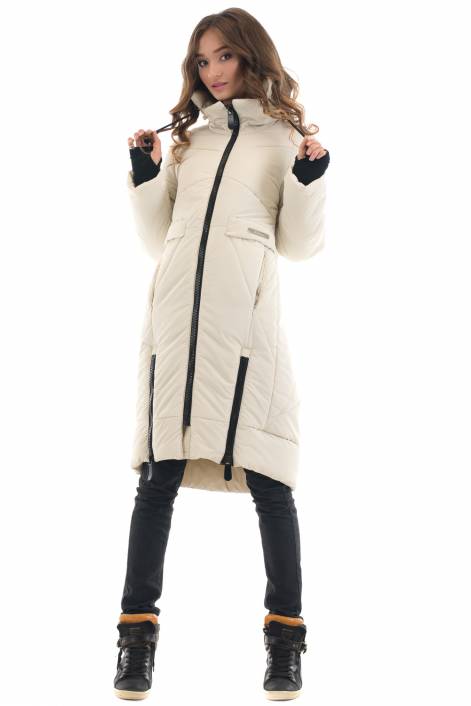 1880 - Down-jackets-midi with asymmetry in details – trend of the season 2017-2018