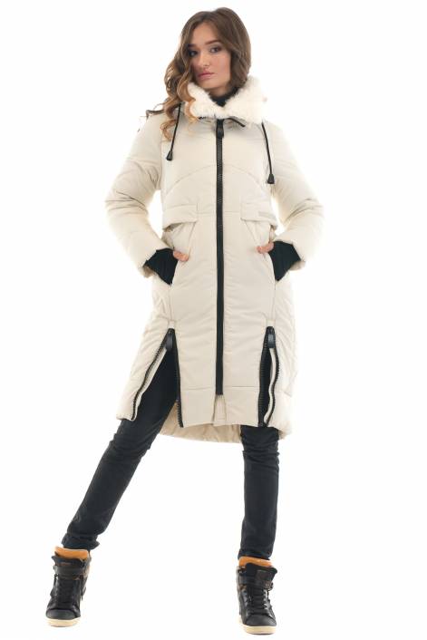 1880 - Down-jackets-midi with asymmetry in details – trend of the season 2017-2018