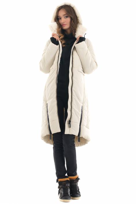 1880 - Down-jackets-midi with asymmetry in details – trend of the season 2017-2018