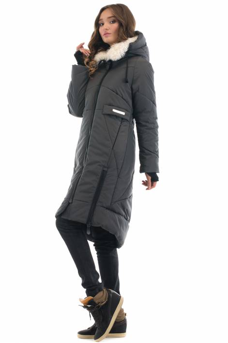 1880 - Down-jackets-midi with asymmetry in details – trend of the season 2017-2018