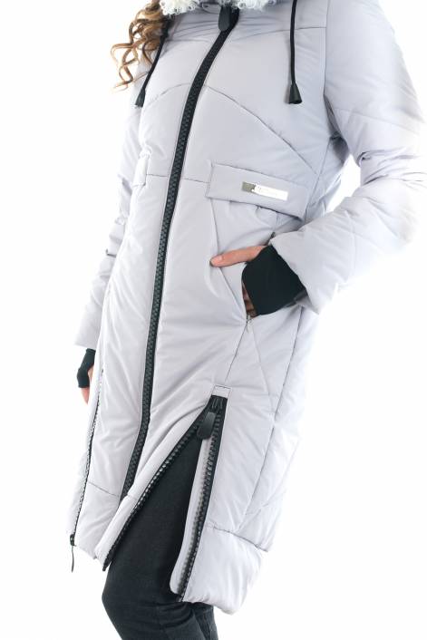 1880 - Down-jackets-midi with asymmetry in details – trend of the season 2017-2018