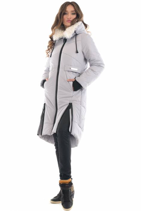 1880 - Down-jackets-midi with asymmetry in details – trend of the season 2017-2018