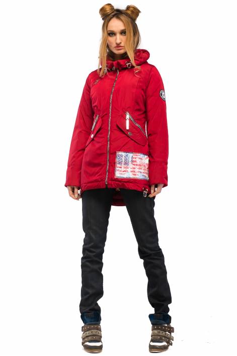 Ультрамодная парка 1837 с пайетками