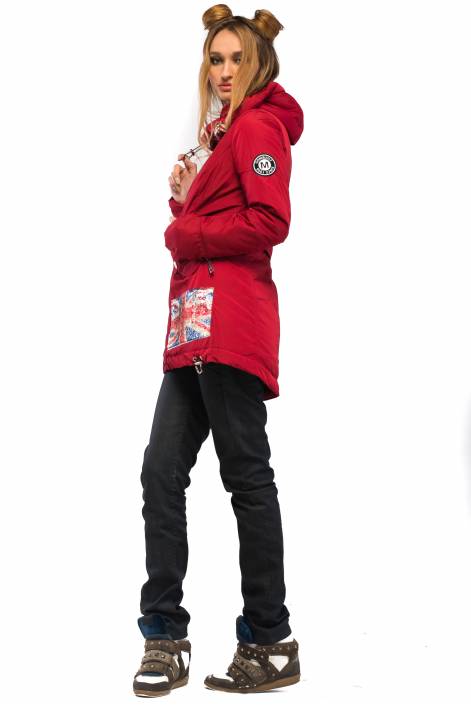 Ультрамодная парка 1837 с пайетками