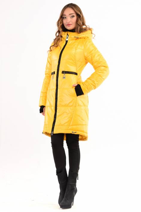 Fashionable elongated coat-down jacket 1772