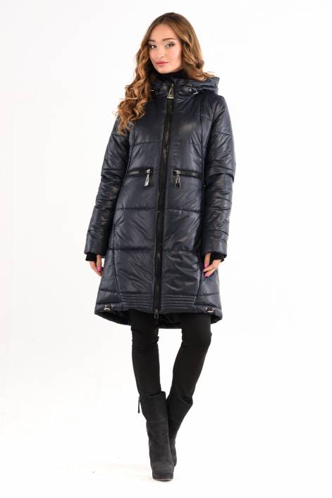 Fashionable elongated coat-down jacket 1772