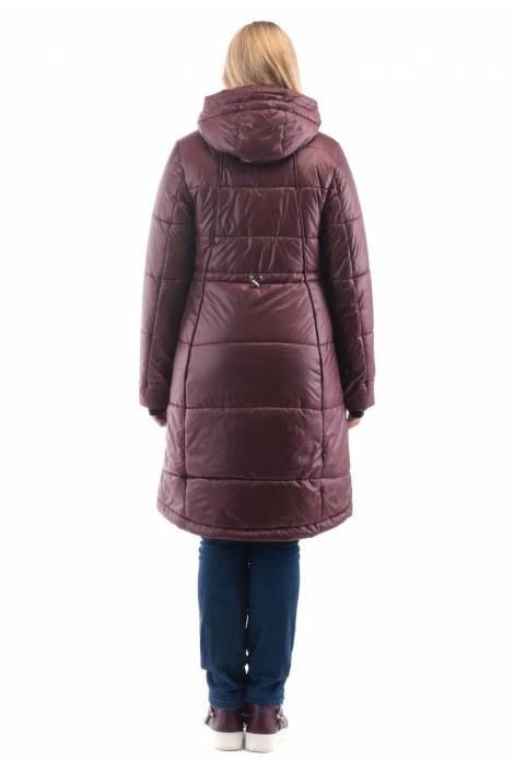 Fashionable elongated coat-down jacket 1772