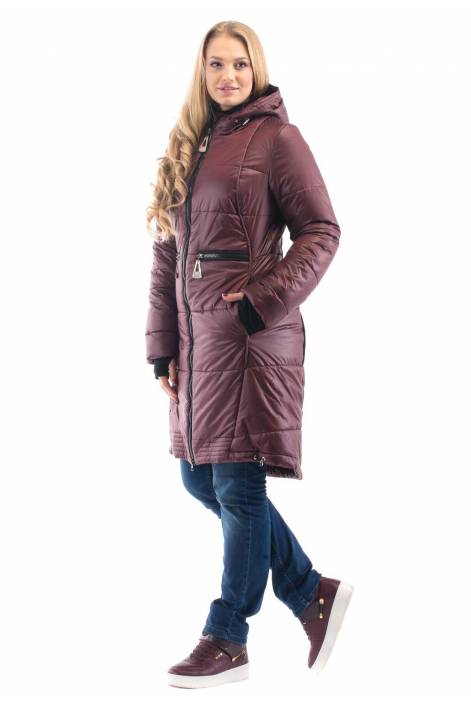 Fashionable elongated coat-down jacket 1772