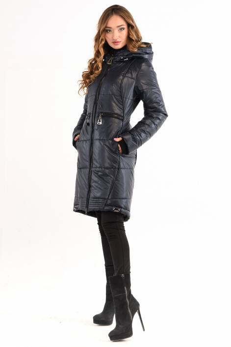 Fashionable elongated coat-down jacket 1772