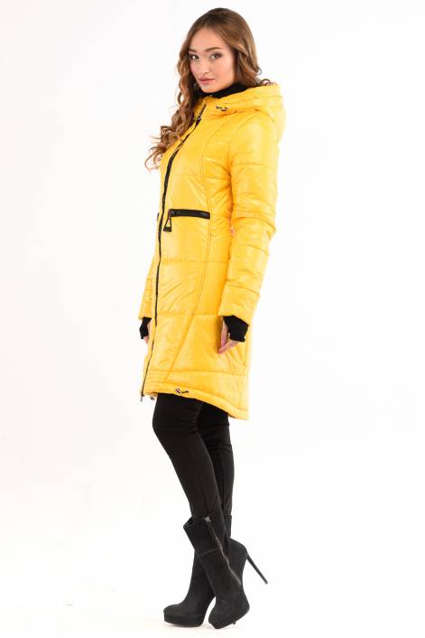 Fashionable elongated coat-down jacket 1772