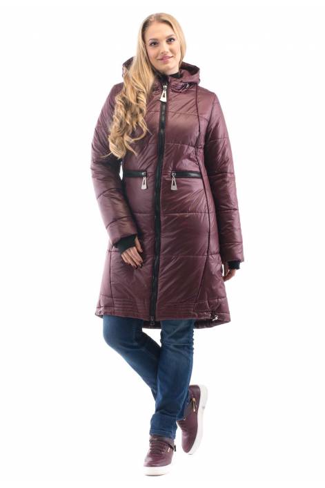 Fashionable elongated coat-down jacket 1772