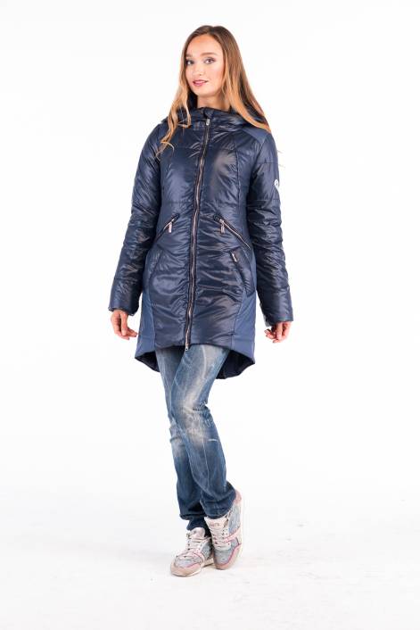 Two-color coat-jacket 1710