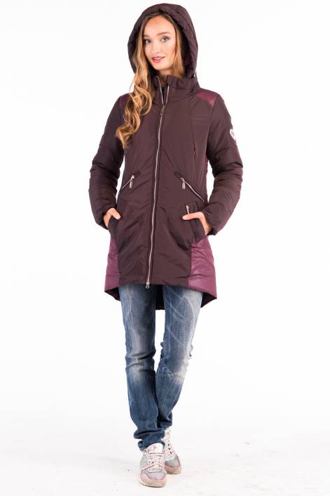 Two-color coat-jacket 1710