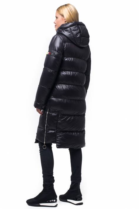 Trendy down jacket knee-length №1927