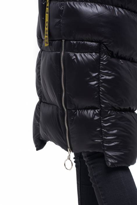 Trendy down jacket knee-length №1927