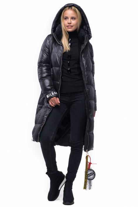 Trendy down jacket knee-length №1927