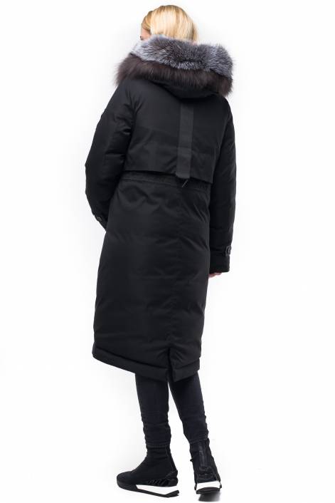 Down jacket-park below the knee length №1829