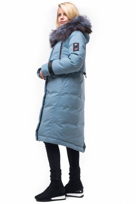 Down jacket-park below the knee length №1829