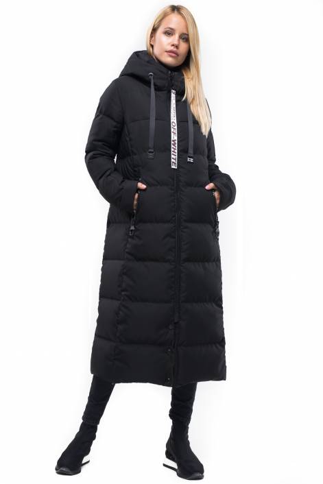 Длинный пуховик на БИО-ПУХЕ №1885