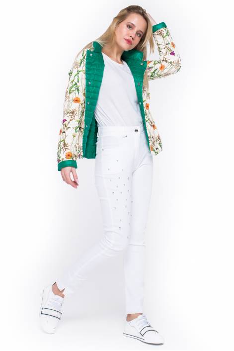 Двостороння коротка куртка №2133