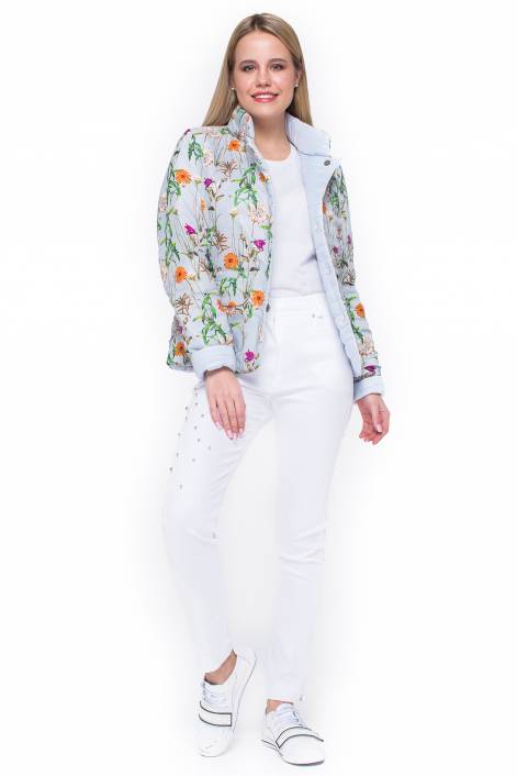 Двостороння коротка куртка №2133