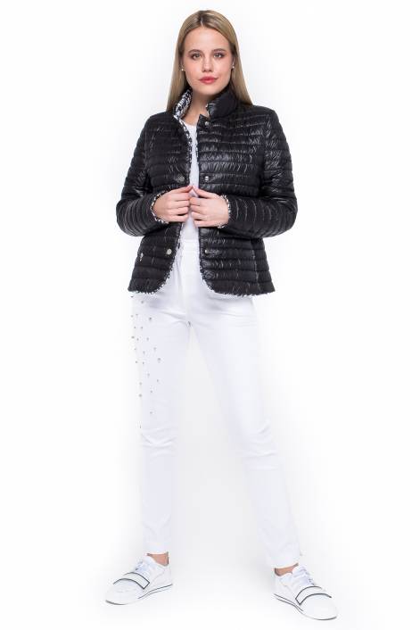 Двостороння коротка куртка №2133