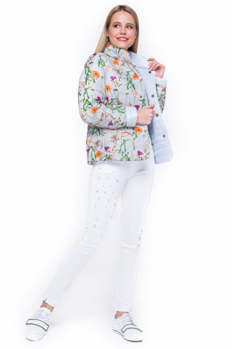 Двостороння коротка куртка №2133