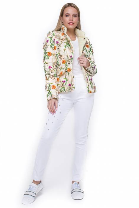 Двостороння коротка куртка №2133