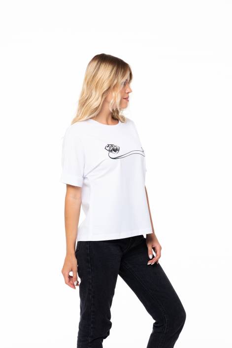 Футболка с принтом камни №335А